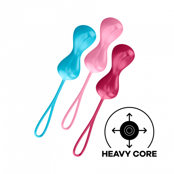 Satisfyer Power Balls, 60 + 76 + 92 Grams, 3 Pieces